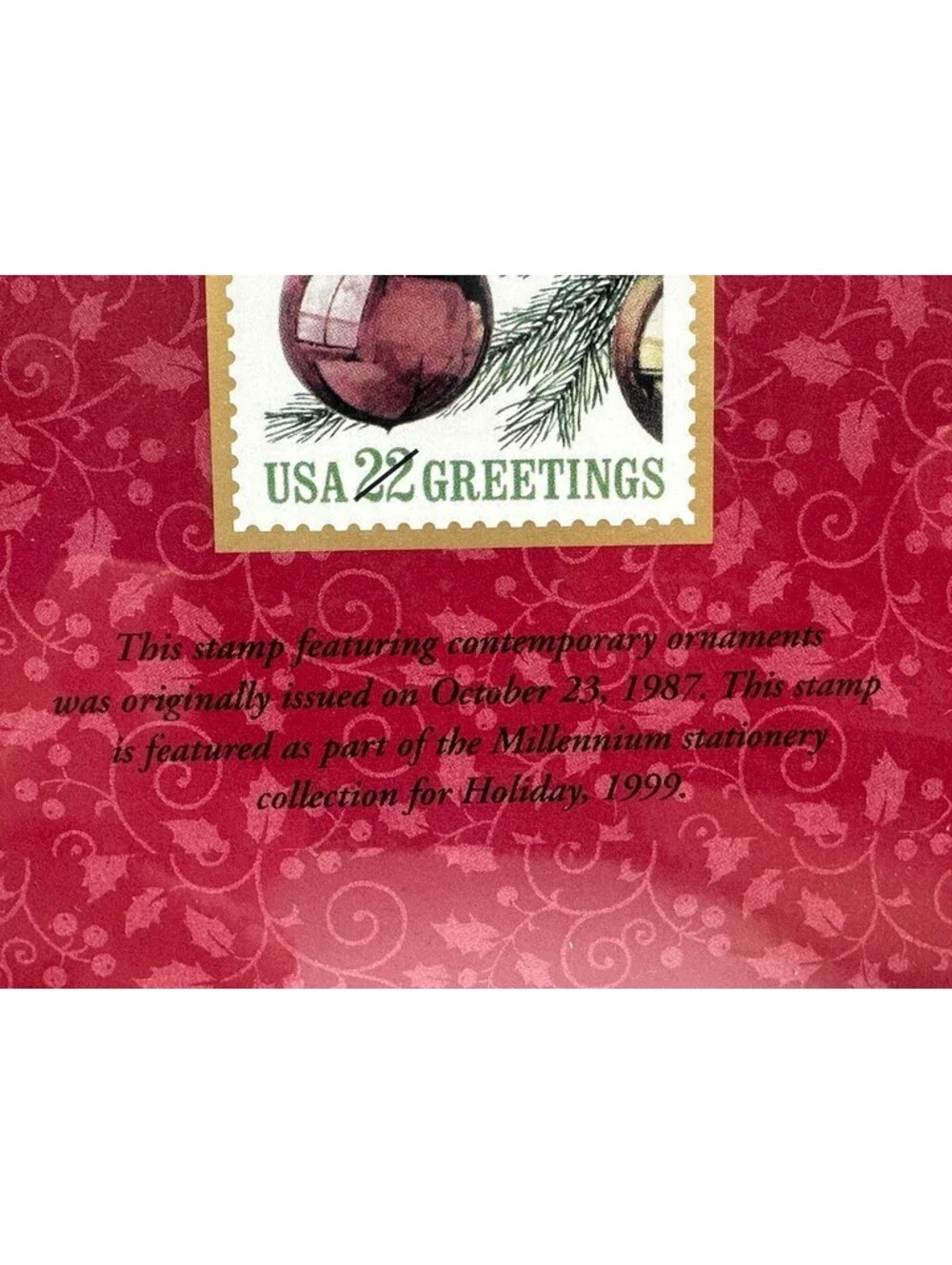 USPS Stationery Folio 20 Sheets 10 Decorative Envelopes Christmas Holiday